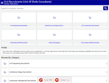 Tablet Screenshot of civilrecruitments.com